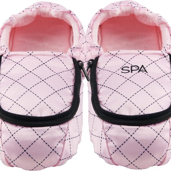 Brand new Open box magic bag SPA slippers warm lounging winter slip on - Picture 2 of 4